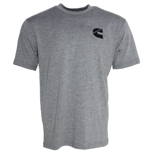 Cummins Unisex T-Shirt Short Sleeve Sport Gray Cotton Blend Tagless Tee - 4XL CMN4772